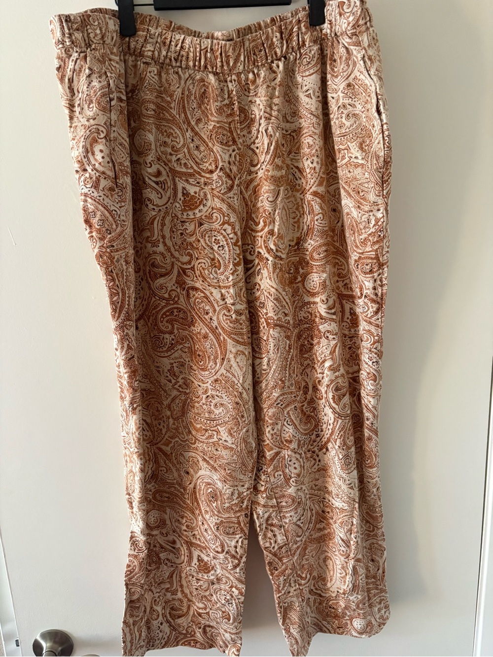 Lane Bryant Paisley Wide-Leg Pants